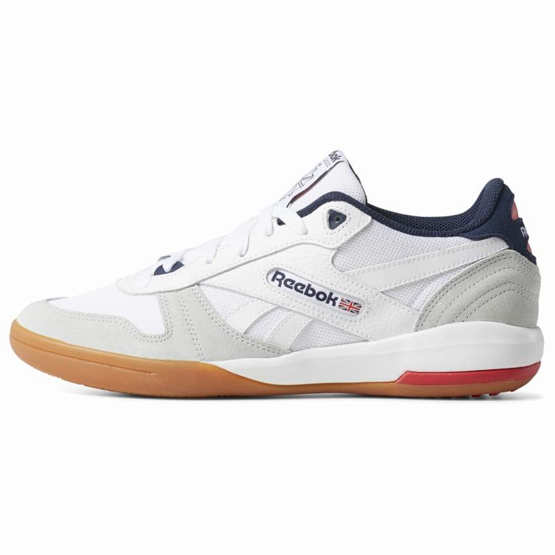 Reebok Unphased Pro Tenisky Panske - Biele/Siva/Námornícka Modrá/Červené YX7081UN